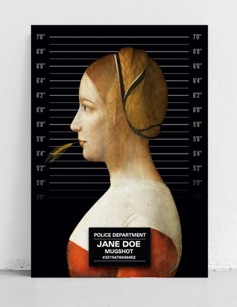 Plakat Jane Doe POP ART kolor