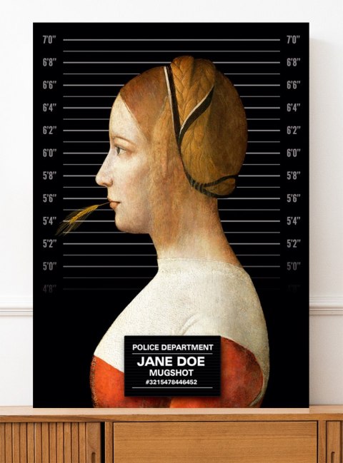 Plakat Jane Doe POP ART kolor