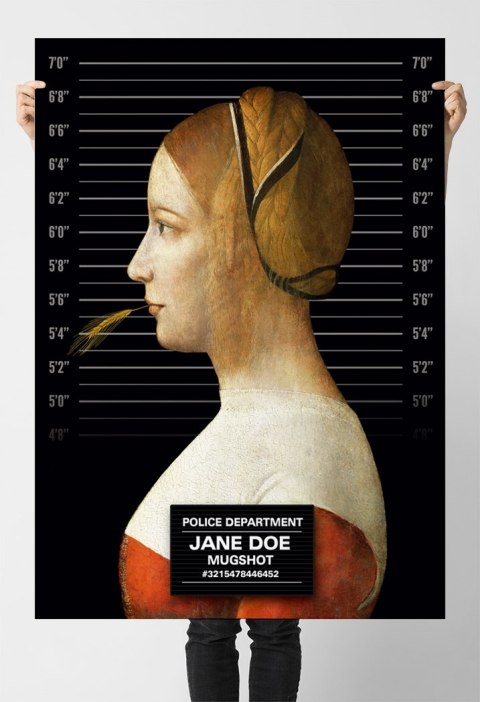 Plakat Jane Doe POP ART kolor