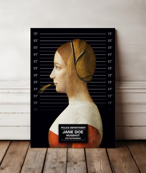 Plakat Jane Doe POP ART kolor