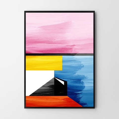 Plakat KOLOROWA ABSTRAKCJA kolor