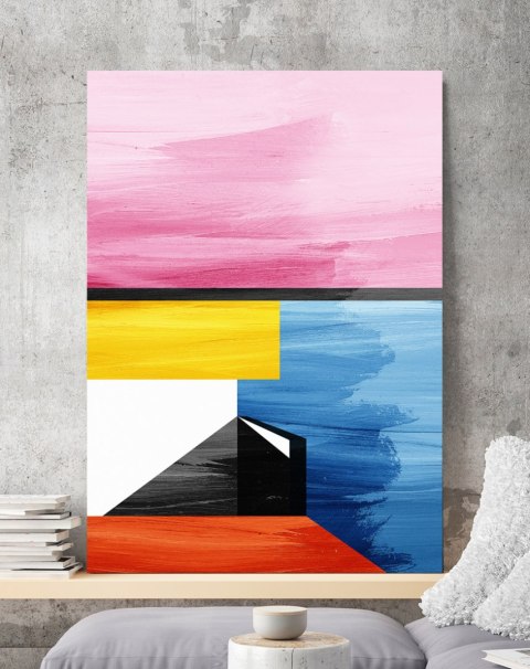 Plakat KOLOROWA ABSTRAKCJA kolor
