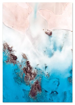 Plakat LAGUNA ABSTRAKCJA kolor