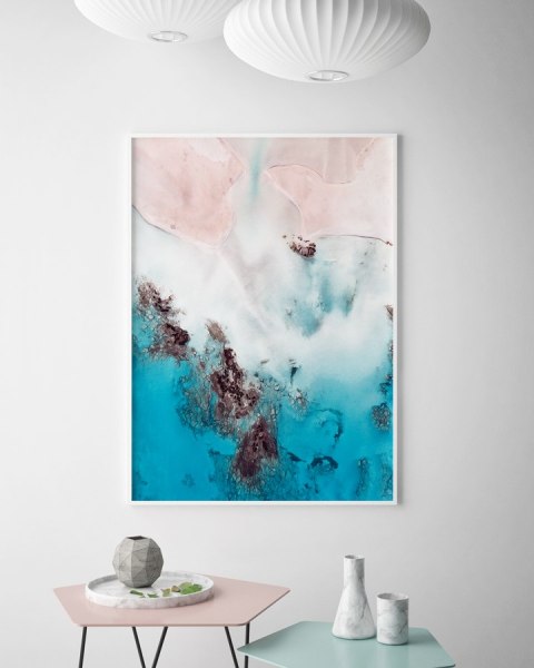 Plakat LAGUNA ABSTRAKCJA kolor