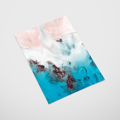 Plakat LAGUNA ABSTRAKCJA kolor