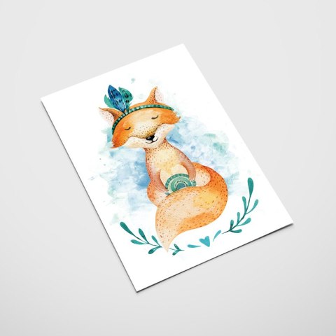 Plakat LISEK LIS AKWARELA kolor