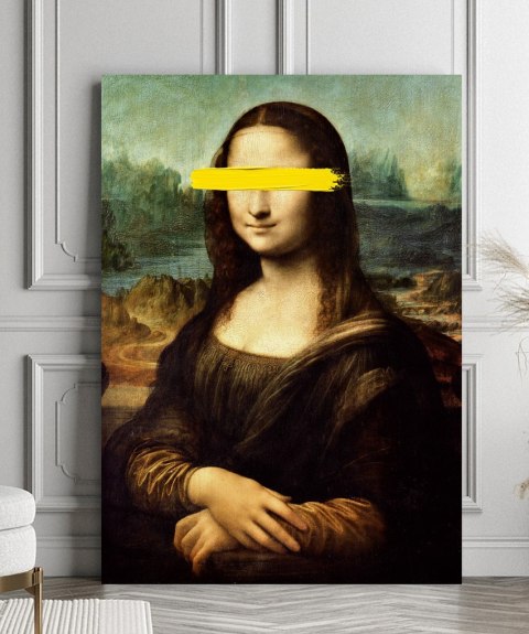 Plakat Mona Lisa da Vinci POP ART kolor