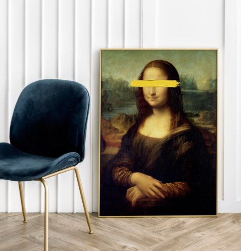 Plakat Mona Lisa da Vinci POP ART kolor