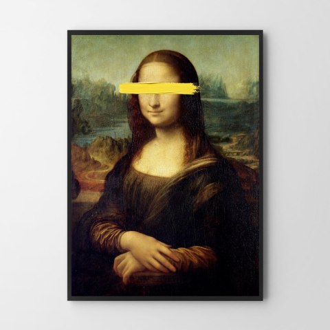 Plakat Mona Lisa da Vinci POP ART kolor
