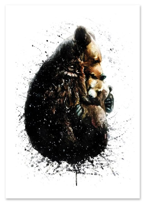 Plakat NIEDŹWIEDZIE pokój dziecka kolor