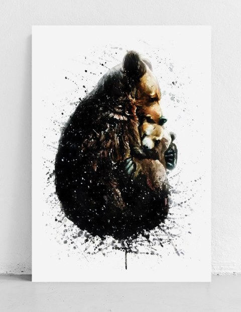 Plakat NIEDŹWIEDZIE pokój dziecka kolor