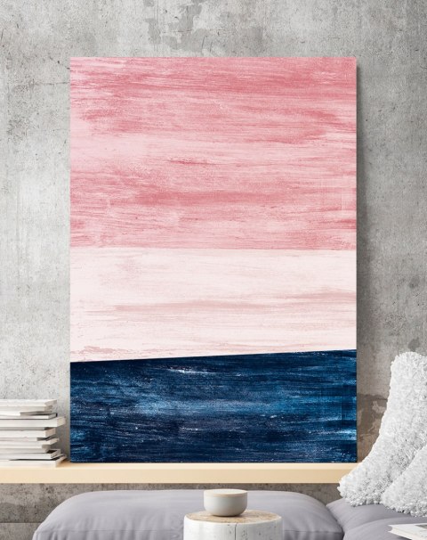 Plakat abstrakcja HORYZONT GEOMETRIA kolor