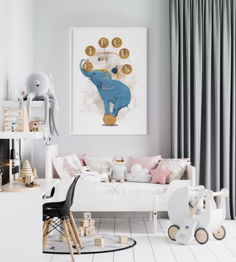 Plakat dla dziecka CYRK kolor