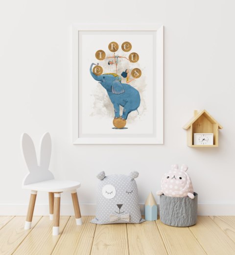 Plakat dla dziecka CYRK kolor