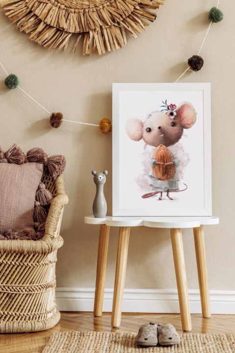 Plakat dla dziecka MYSZ MYSZKA kolor