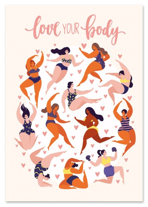 Plakat motywacyjny FITNESS SIŁOWNIA kolor