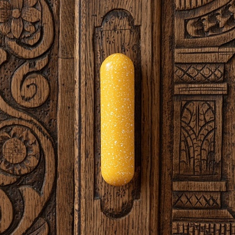 Uchwyt Meblowy Loren Yellow & White Melange