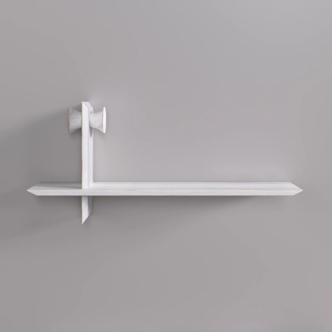 Półka ścienna TENSO designerska czarna