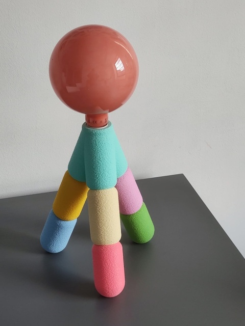 Lampa stołowa CUKS modułowa 45 cm kolorowa