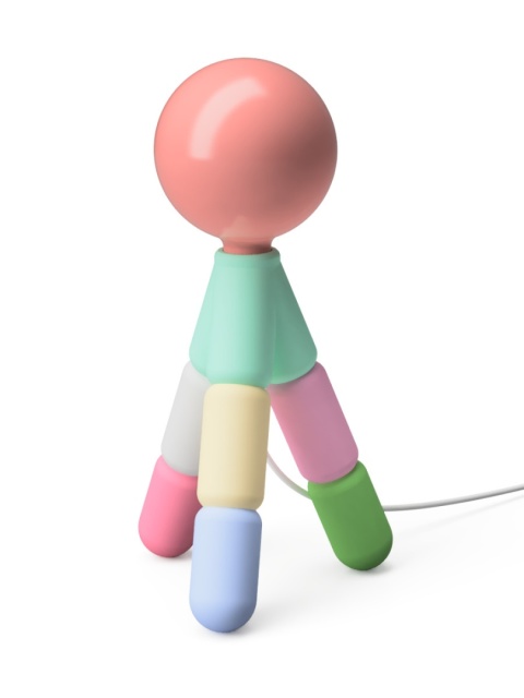 Lampa stołowa CUKS modułowa 45 cm kolorowa