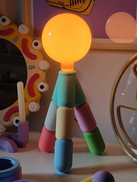 Lampa stołowa CUKS modułowa 45 cm kolorowa