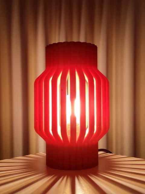 Lampka nocna RURKI żółta