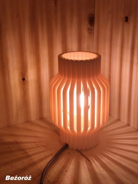 Lampka nocna RURKI żółta