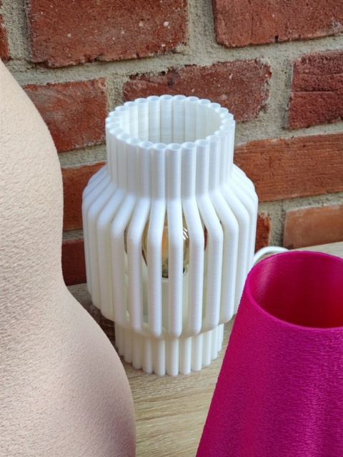 Lampka nocna RURKI żółta