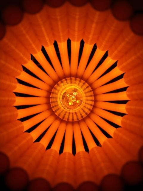 Lampka nocna RURKI fiołkowa