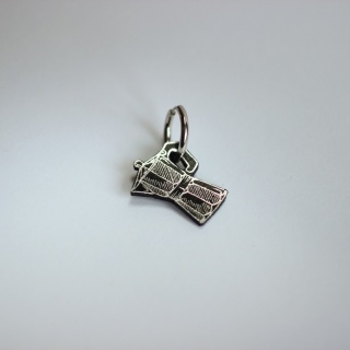 Zawieszka KAWIARKA srebrna