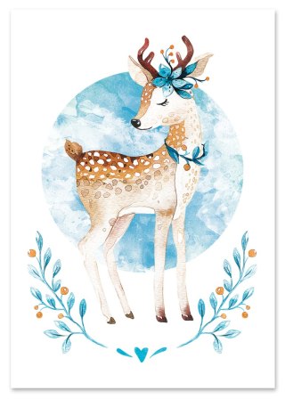 Plakat SARENKA pokój dziecka kolor