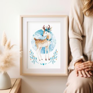 Plakat SARENKA pokój dziecka kolor