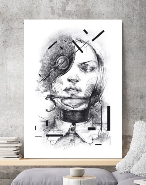 Plakat portret szkic