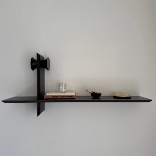 Półka ścienna TENSO designerska biała