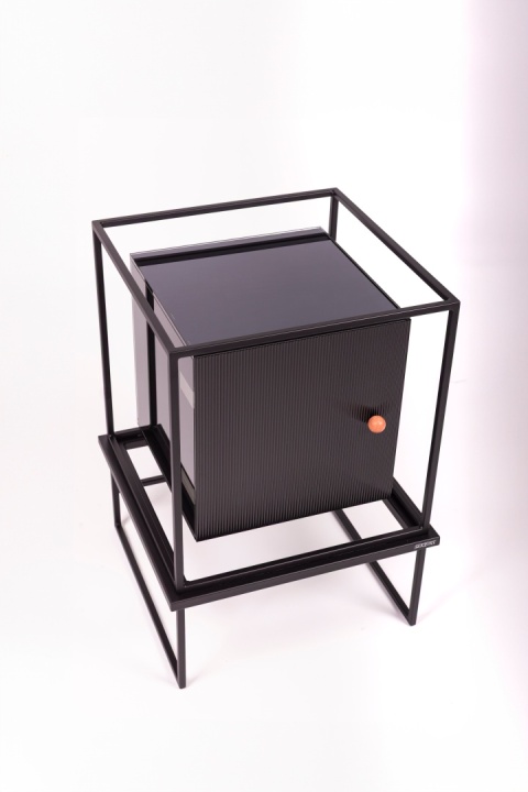 Szafka COMO 50 x 50 cm designerska komoda loft czarna