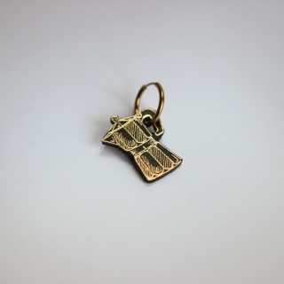 Zawieszka KAWIARKA złota